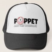 Poppet en de Wolfpack logo Trucker Pet (Voorkant)