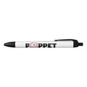 Poppet en de Wolfpack logo Zwarte Inkt Pen (Bovenkant)