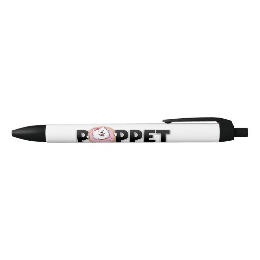 Poppet en de Wolfpack logo Zwarte Inkt Pen (Bovenkant)