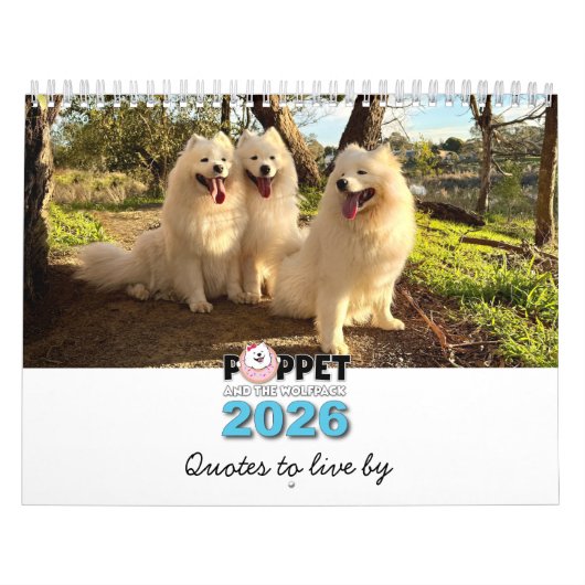 Poppet en de Wolfpack - Spreuken om naar te leven Kalender (Hoes)