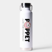 Poppet en de Wolfpack Waterfles (Voorkant)