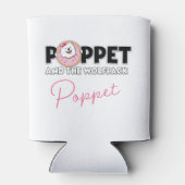 Poppet samoyed blikjeskoeler (Achterkant)