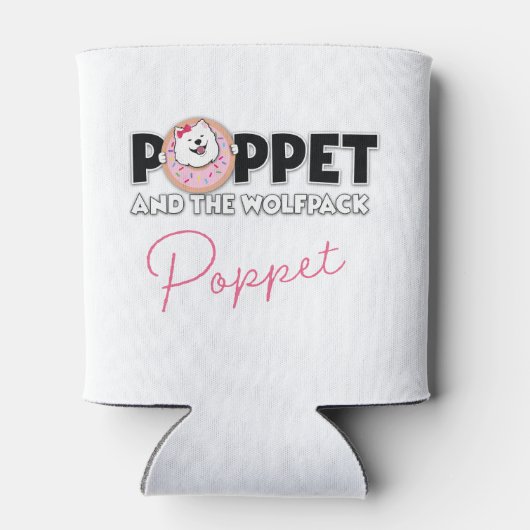 Poppet samoyed blikjeskoeler (Achterkant)