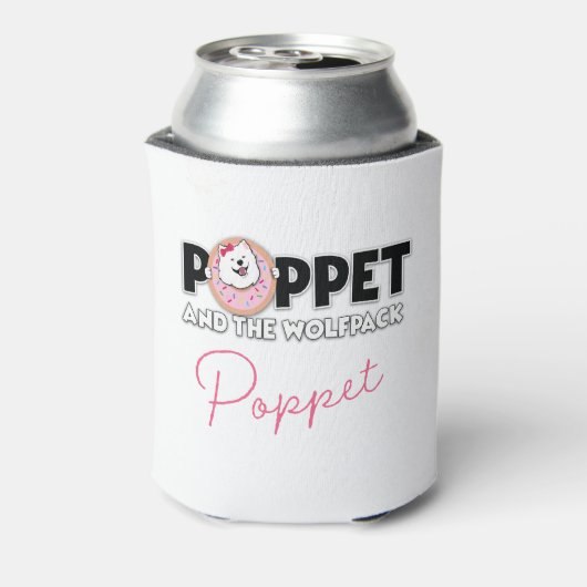 Poppet samoyed blikjeskoeler (Blikje Achterkant)