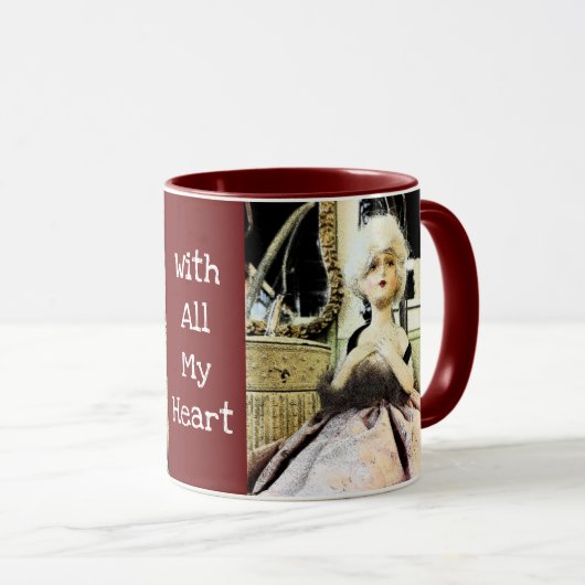 poppetje - met heel mijn hart mok (Voorkant rechts)