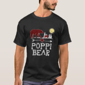 Poppi Beer Kerstmis Pajama Red Pset Buffalo T-shirt (Voorkant)