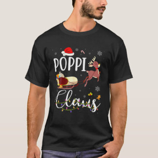 Poppi-Claus-Funny-Poppi-Kerstmis-Gift-Reindeer-Ch T-shirt