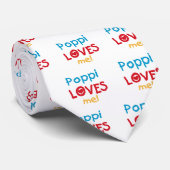 Poppi Loves Me T-shirts en geschenken Stropdas (Opgerold)
