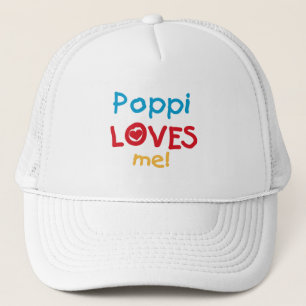 Poppi Loves Me T-shirts en geschenken Trucker Pet