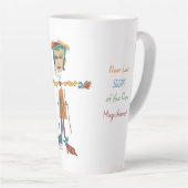 'Poppi' - Verlies nooit het zicht latte Mok (Rechterhoek)