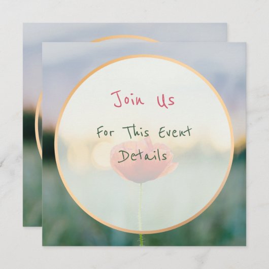 Poppie (Voorkant / Achterkant)