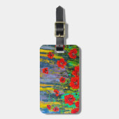 Poppie Bagagelabel (Voorkant verticaal)