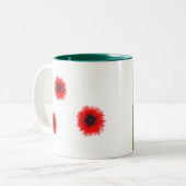 Poppie Beer Tweekleurige Koffiemok (Voorkant links)