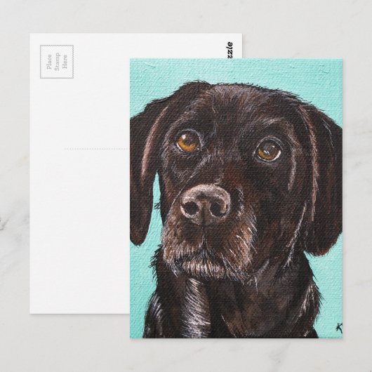 Poppie Briefkaart (Voorkant / Achterkant)