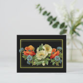 Poppie en cornbloemen  Floral Briefkaart (Staand voorkant)