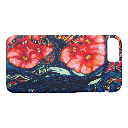 Poppie en wervelkolom Case-Mate iPhone case (Achterkant (Horizontaal))