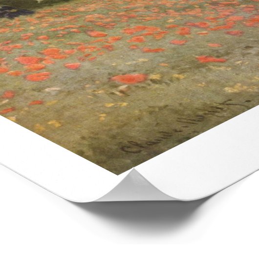 POPPIE FIELD DOOR CLAUDE MONET POSTER (Hoek)