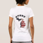 Poppie | Grootvader | Michigan Americana Grunge T-shirt (Achterkant)