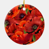 Poppie Keramisch Ornament (Achterkant)