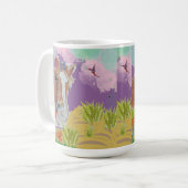 Poppie kunst koffiemok (Voorkant links)