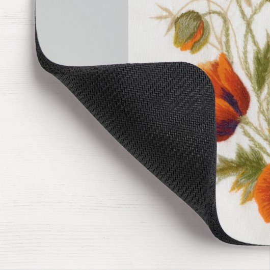 Poppie kunst muismat (Hoek)