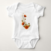 Poppie kunst romper (Voorkant)