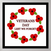 Poppie lepel - Poster (Voorkant)