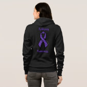 Poppie/lint.. epilepsie hoodie (Achterkant volledig)