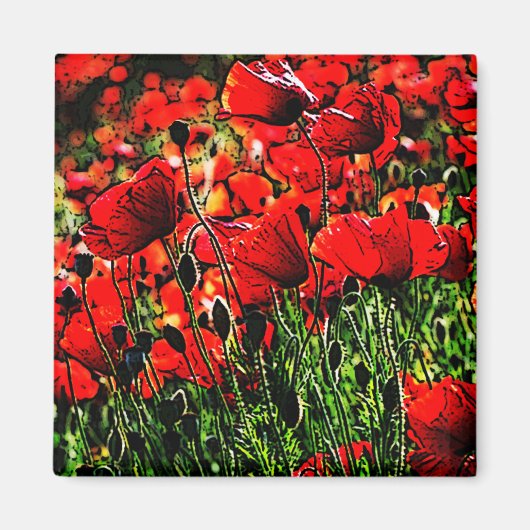 Poppie Magneet (Voorkant)