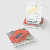 Poppie onderzetter (Zijkant)