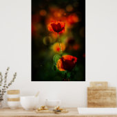 Poppie 's avonds poster (Keuken)