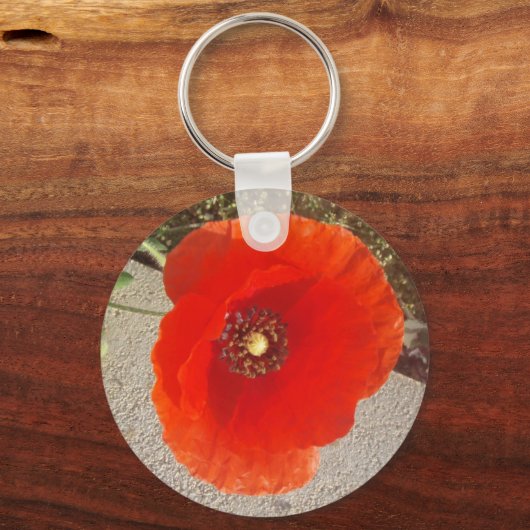 Poppie Sleutelhanger (Voorkant)