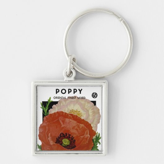 Poppie Sleutelhanger (Voorkant)