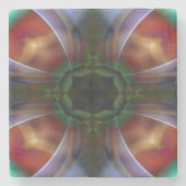 Poppie Stenen Onderzetter (Voorkant)