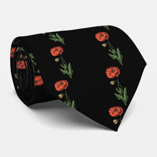 Poppie Stropdas (Opgerold)