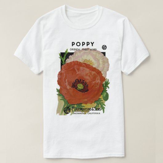 Poppie T-shirt (Design voorkant)
