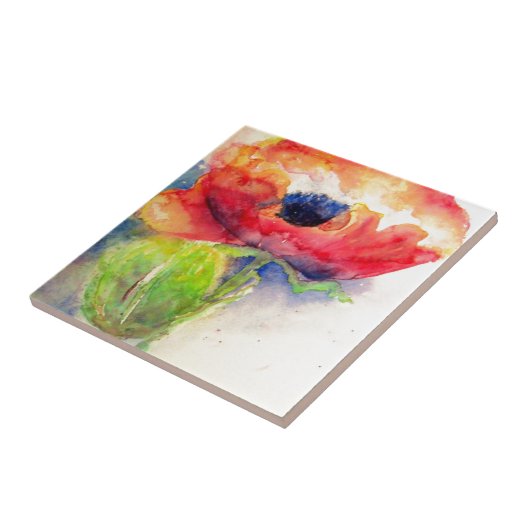 Poppie Tegeltje (Zijkant)