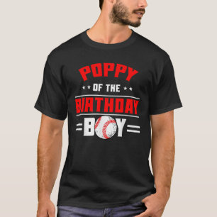 Poppie van de Baseball-temenfamilie BdD T-shirt