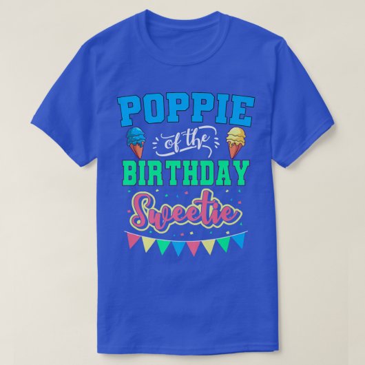 Poppie van de bday van de bakkersvrouw t-shirt (Design voorkant)