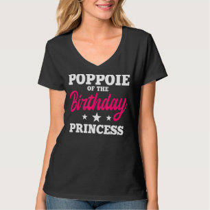 Poppie van de Birthday Princess Party Bday Celebra T-shirt