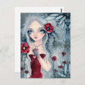 Poppie, van de mist - Briefkaart (Voorkant / Achterkant)