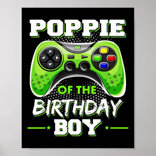 Poppie Van De Verjaardagsfeestje Versieringen Vide Poster (Voorkant)