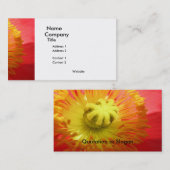 Poppie Visitekaartje (Voorkant / Achterkant)