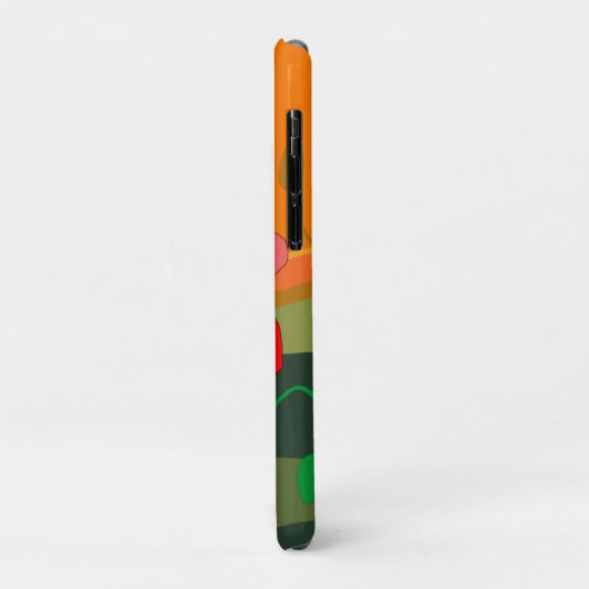 Poppie weide bij zonsondergang Case-Mate iPhone case (Achterkant/links)