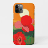 Poppie weide bij zonsondergang Case-Mate iPhone case (Achterkant)