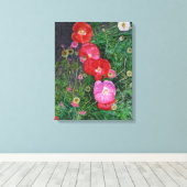 Poppies 2009 canvas afdruk (Insitu (Houten vloer))
