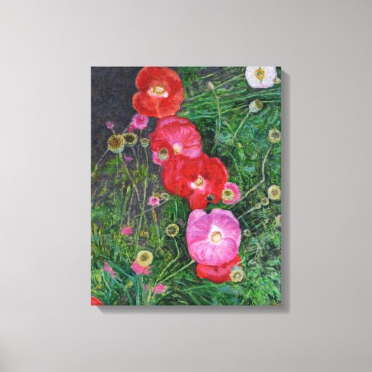 Poppies 2009 canvas afdruk (Voorkant)