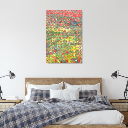 Poppies 2012 canvas afdruk (Insitu (Slaapkamer))