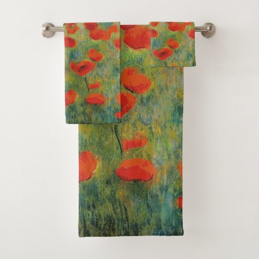 Poppies - badhanddoekset bad handdoek (Insitu)