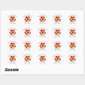 Poppies Boek Stickers | Gepersonaliseerd bloemenbo (Vel)